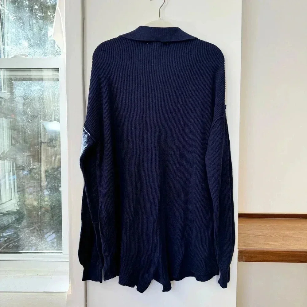 NWT Free People Picnic Sweater Romper Navy